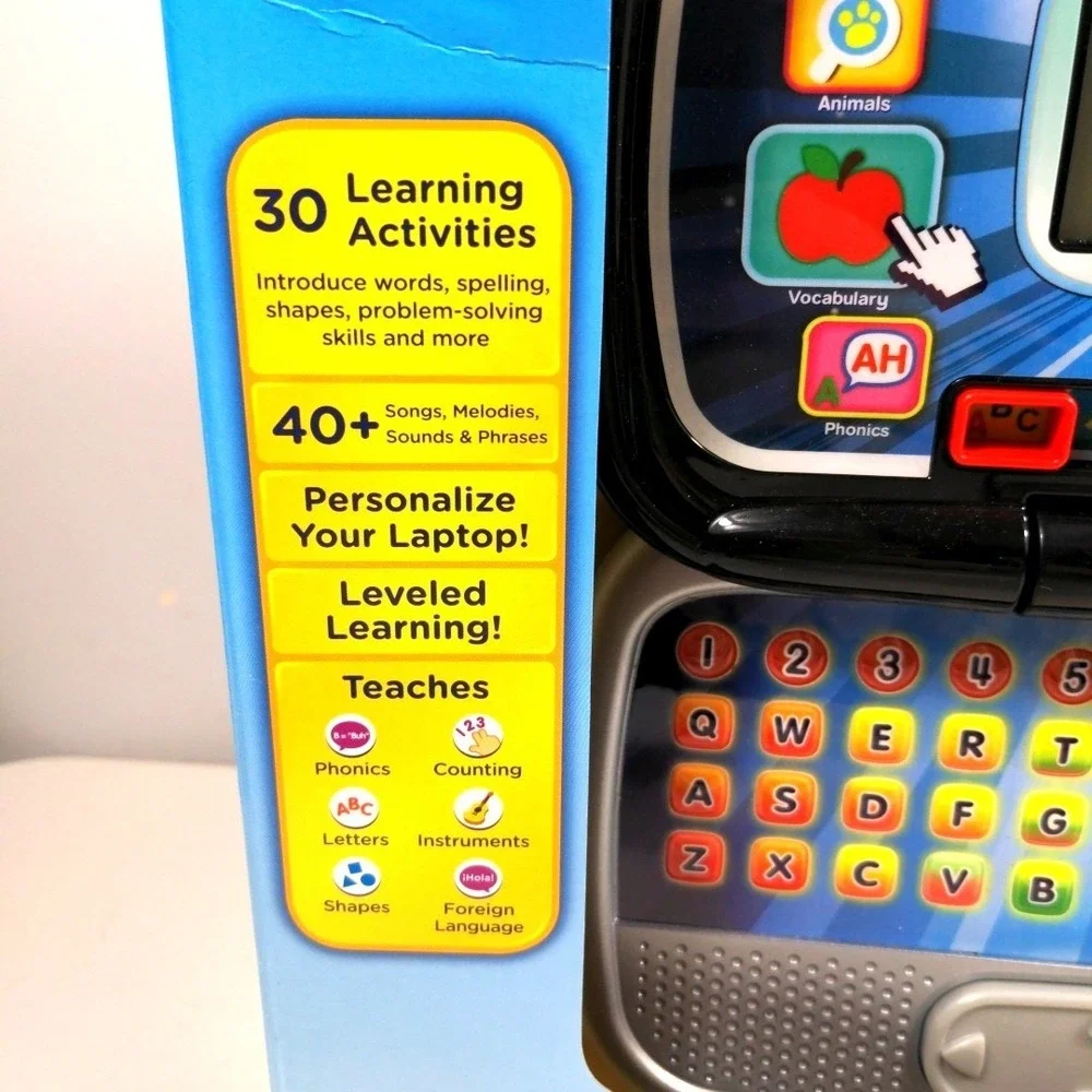 VTech Play Smart Preschool Laptop Learning Toy‎ 30 Activities Span/Eng 3-6 Years